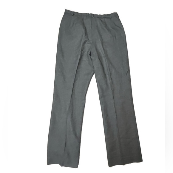 Pendleton Women’s Vintage Virgin Wool Gray Pleated Pull On Trousers- Size 12 - Picture 2 of 5